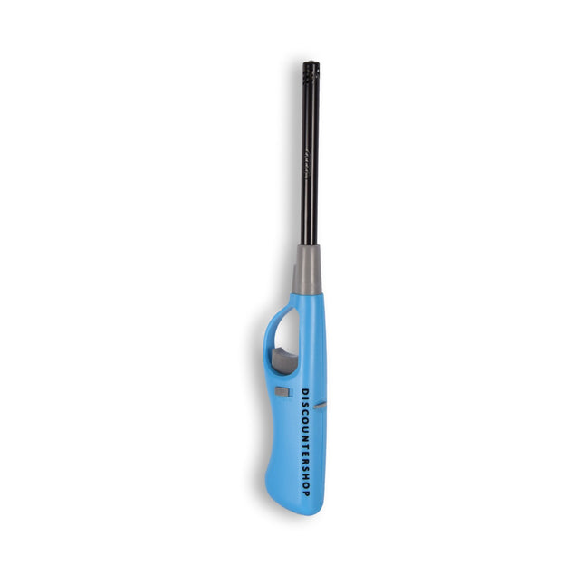 Gasaansteker 26 cm – Blauw Aansteker – Keukenaansteker – Kinderslot – Voor Kaarsen, BBQ, Keuken en Kamperen – Navulbaar