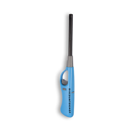 Gasaansteker -Aanstekers 26 cm – Kinderslot – Verstelbare vlam-Gasaansteker voor Kaarsen, BBQ en Keuken –Blauw&Roze