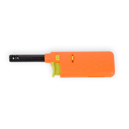 Set van 2 Mini Aanstekers - Barbecue Aansteker voor BBQ Aansteken - 14cm x 3cm - Groen & Oranje