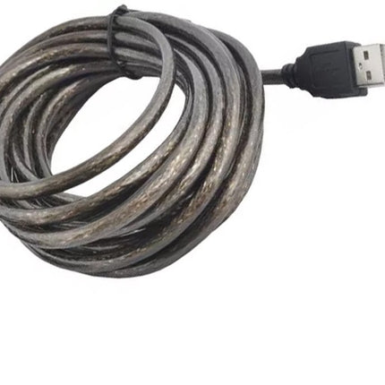 Discountershop® USB verlengkabel - USB2.0 - 10 meter snelheden tot 480 Mbit/s actieve USB2.0 poort die minimaal 500 mA
