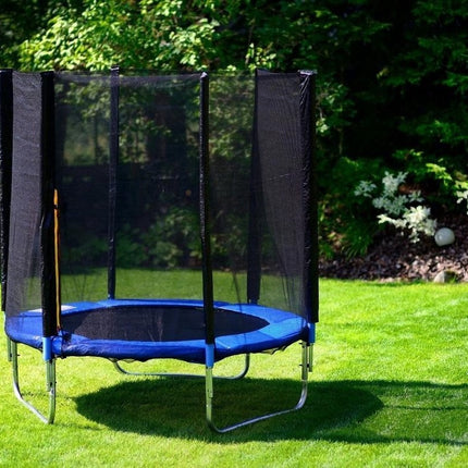 Trampoline met veiligheidsnet - Diameter 183 cm - EU veiligheidskeurmerk - incl. trap
