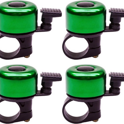 Stoere Fietsbel 4 cm Groen – Mini Fietsbel voor Racefiets, Kinderfiets & Stadsfiets – Universeel – Lichtgewicht & Luide Bel
