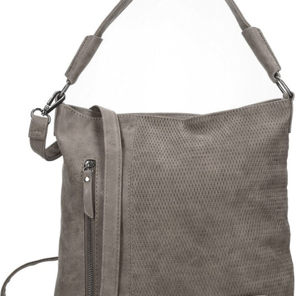 Bicky bernard -Schoudertas - Handtas Tizni - modern tas -Grijs-Mid-grey