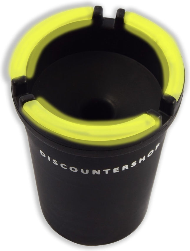 Auto asbak asbakken | Auto accessoires | Glow in the dark asbak | asbak 11 cm