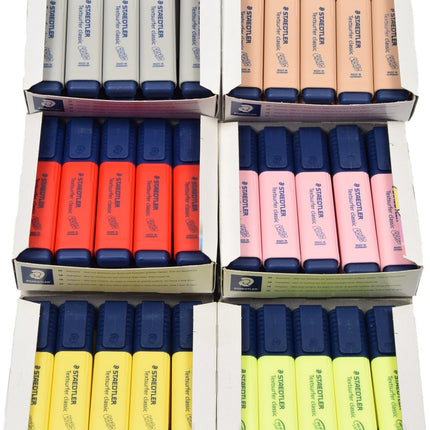 60 x - Staedtler markeerstift Textsurfer Classic | 6 kleuren
