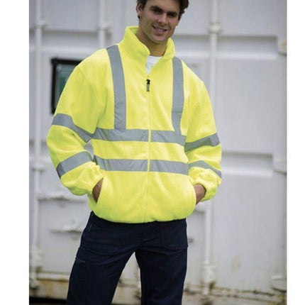 Veiligheidsvest met hoge zichtbaarheid - Reflector vest - Waarschuwing vest hoge reflector veiligheid jas met zakken - veiligheidsjasje - warme veiligheidsjasje - SIZE M