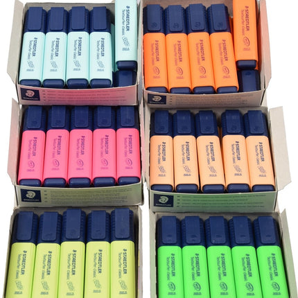 60 x - Staedtler markeerstift Textsurfer Classic | 6 kleuren