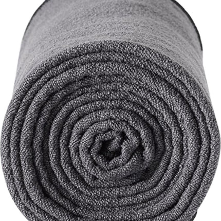 Yoga Handdoek 183x61 cm – Antislip Microvezeldoek | Super Absorberend, Sneldrogend & Hygiënisch | Voor Pilates, Yoga & Sport
