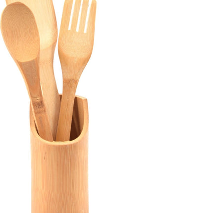 4-delige bamboe spatel set - Bamboe houten keukengerei