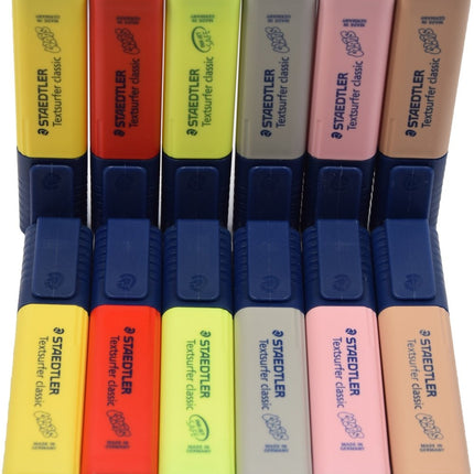60 x - Staedtler markeerstift Textsurfer Classic | 6 kleuren