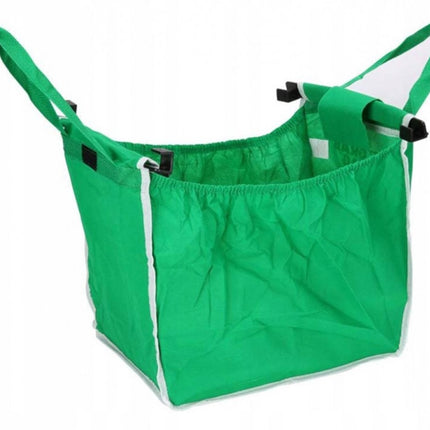 Opbergtas 30 liter | Big shopper Jumbo shoppers | Reistas extra groot | Grote boodschappentas | Zak geruit | Mega tas | Wastas | Boodschappentas met rits – 2 stuks -