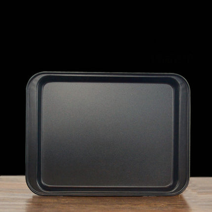 Platte bakvorm / bakplaat rechthoekig, 33cmx23x2cm | anti-aanbak bakplaat medium