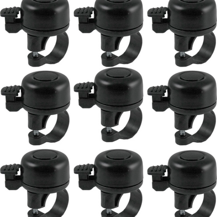 Zwarte Mini Fietsbel 3 cm – Goedkope Universele Fietsbel voor Racefiets, Kinderfiets & Stadsfiets – Beste Fietsbel Geluid