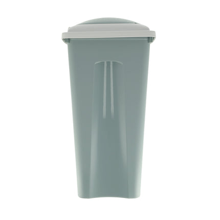 Dubbele Prullenbak 50L - Afvalemmer met Deksel - Afvalscheiding (2x25L) - Afvalbak voor Thuis en Kantoor
