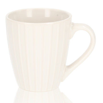 Koffiebekers Set - Koffiemokken met oor & Aardewerk Espresso kopjes 200 ml - Luxe Theemokken & Koffietassen