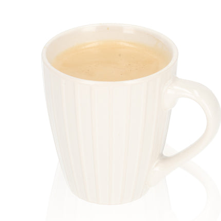 Koffiebekers Set - Koffiemokken met oor & Aardewerk Espresso kopjes 200 ml - Luxe Theemokken & Koffietassen