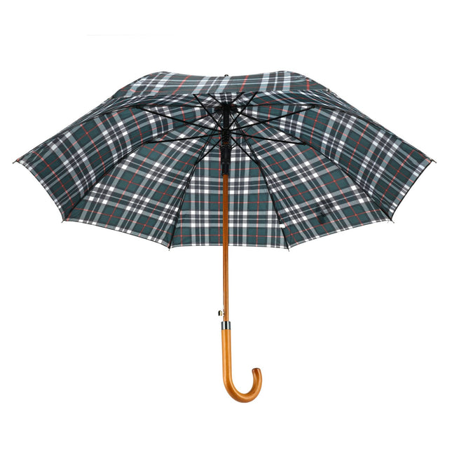 Paraplu-met-Schotse-ruit