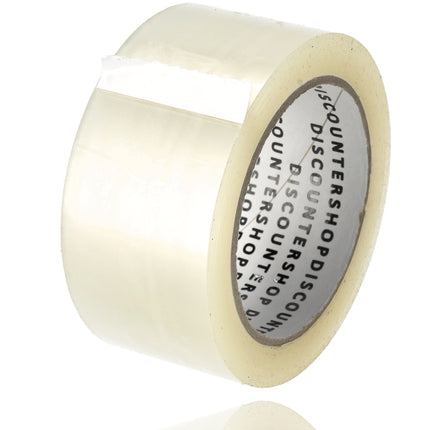 Verpakkingstape Transparant 50mm x 66m - 6 Rollen Sterk Plakband - Low Noise PP Tape voor Verpakken & Verzenden