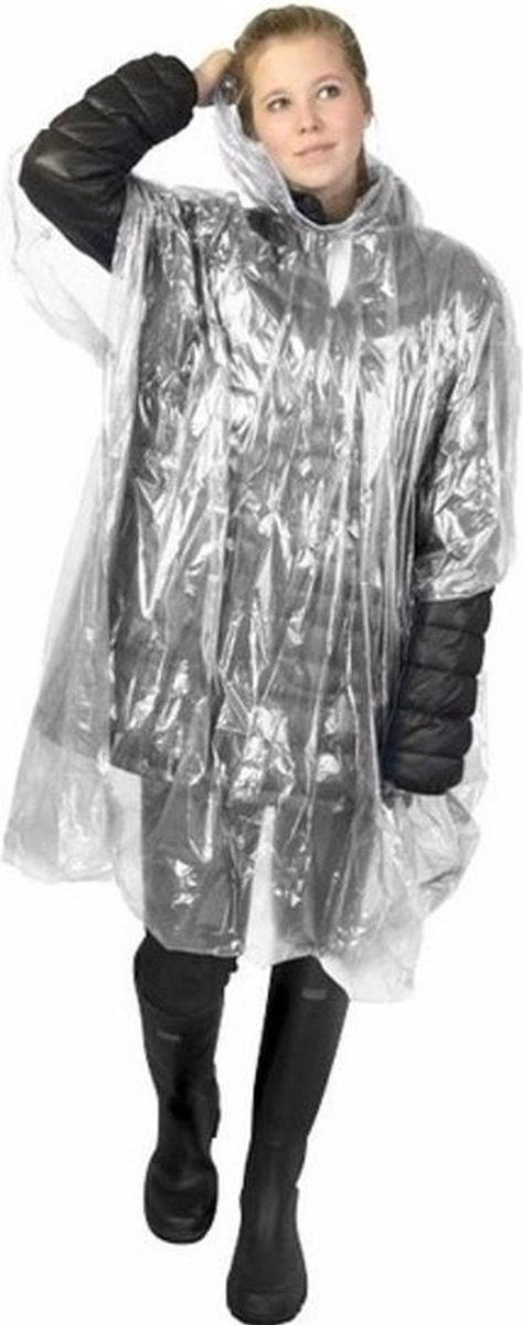 Wegwerp regenponcho