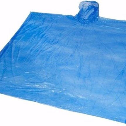 Wegwerp regenponcho 