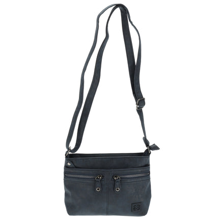 Stijlvolle Navy Schoudertas Dames - Lichtgewicht Crossbody Tas, Afmetingen 23.5cm x 6cm x 17cm