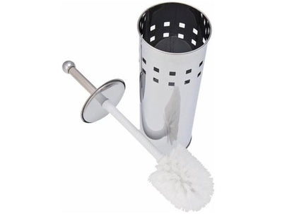 RVS Toiletborstel in houder - Toiletborstelhouder - Wc borstel Roestvrijstalen borstel met houder