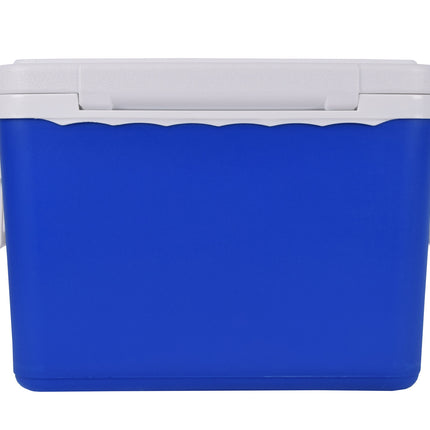 Blauwe Camping Koelbox - Draagbaar en Luchtdicht - 27L - Voor Voedsel en Drank - Koelboxen - 42x32x33 cm