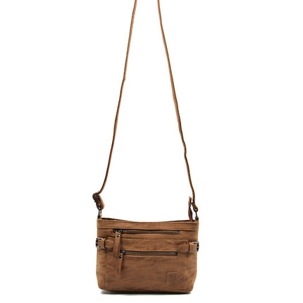 Stoere -Schoudertas - bicky Bernard - Cognac