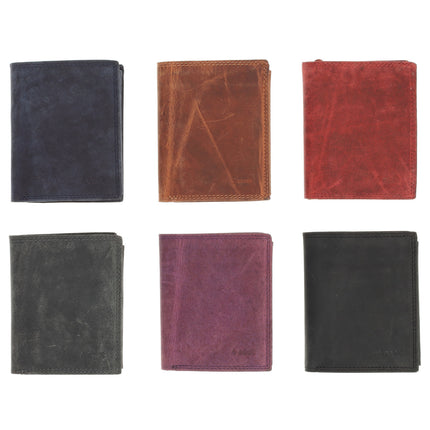 Leren Portemonnee Pasjes & Briefgeld | 8 Pasjeshouder | RFID Bescherming | Tan Echt Leer | 11X9X2cm | Ideaal als Cadeau voor Mannen & Vrouwen
