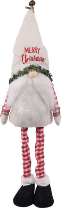 Gnome Staand 100 cm en laag naar 75 cm - Kerst Kabouter Puntmuts - Kabouters - Kerstman | Dwerg | Staand Puntmuts | Kerst zittende kabouter Gevuld met pluche | stabiele Gnome.