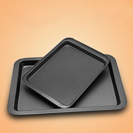Platte bakvorm / bakplaat rechthoekig, 33cmx23x2cm | anti-aanbak bakplaat medium