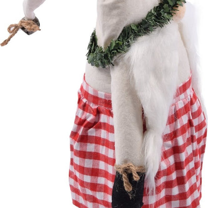 Gnome Staand 100 cm en laag naar 75 cm - Kerst Kabouter Puntmuts - Kabouters - Kerstman | Dwerg | Staand Puntmuts | Kerst zittende kabouter Gevuld met pluche | stabiele Gnome