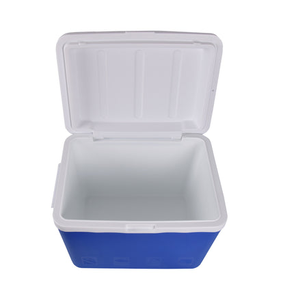 Blauwe Camping Koelbox - Draagbaar en Luchtdicht - 27L - Voor Voedsel en Drank - Koelboxen - 42x32x33 cm
