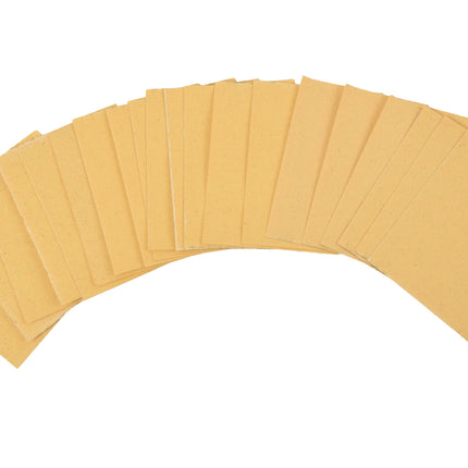 Schuurpapier Set - 30 Stuks | Schuurmaterialen voor Volwassenen | Fijn, Grof, Metaal- en Meubel Schuurpapier | 9.30x20 cm | Beige