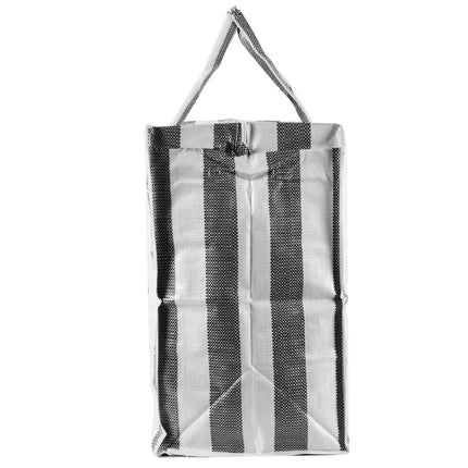 Shopping Tassen Met Rits en Handvatten | 125L | Duurzame Polyester Stoffen Boodschappentas Van 80cm x 58cm x 28cm | Ideaal voor Verhuizen Opslag en Boodschappen | Big Shopper Winkel Van Max Gewicht 25 kg  