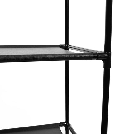 Opbergrek met Kapstok 170x54x36cm | Stellingkast en Wandkast met Haken - Ideaal voor Hal, Gang en Slaapkamer