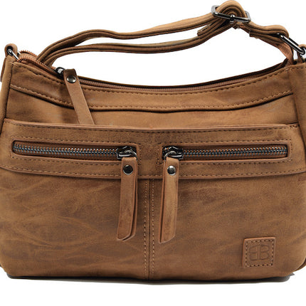Bicky Bernard schoudertas - ideaal tassen van Bicky Bernard WDL029 Camel