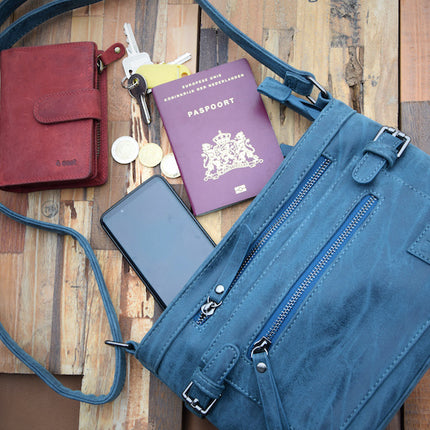 Stoere -Schoudertas - bicky Bernard - Navy