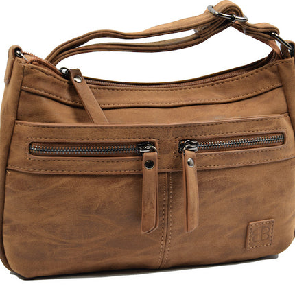 Bicky Bernard schoudertas - ideaal tassen van Bicky Bernard WDL029 Camel