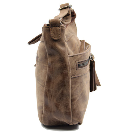 Bicky Bernard schoudertas - ideaal tassen van Bicky Bernard WDL029 donkerbruin