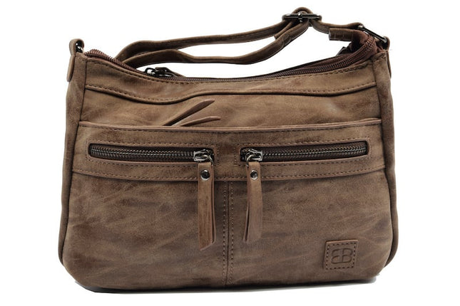 Bicky Bernard schoudertas - ideaal tassen van Bicky Bernard WDL029 donkerbruin