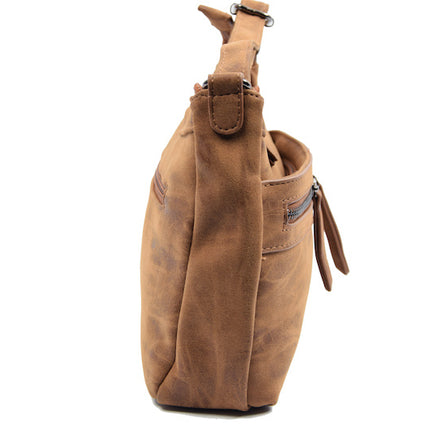 Bicky Bernard schoudertas - ideaal tassen van Bicky Bernard WDL029 Camel