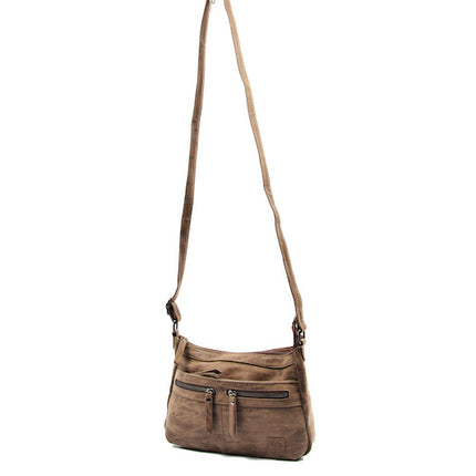 Bicky Bernard schoudertas - ideaal tassen van Bicky Bernard WDL029 donkerbruin