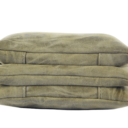 Tas - tasssen - bags - Bag- Bicky Bernard- Harmonica 3-Vaks tasje - schoudertasje - crossbody tasje - Olivegroen