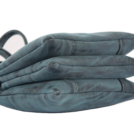 Tas - tasssen - bags - Bag- Bicky Bernard- Harmonica 3-Vaks tasje - schoudertasje - crossbody tasje - donkerblauw
