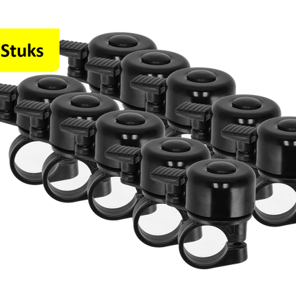 Zwarte Fietsbel 35mm - Fietsbel voor Racefiets, Stadfiets, MTB & Meer - Goedkope Fietsaccessoire