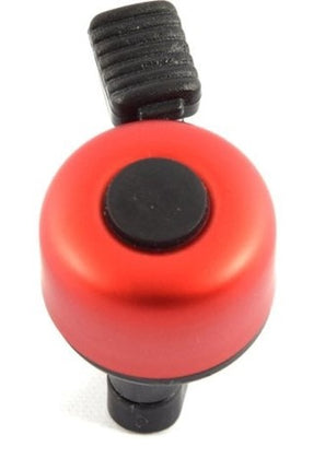 Fietsbel Mini 4 cm Rood – Stoere Fietsbel voor Racefiets, Kinderfiets & Stadsfiets – Universeel – Lichtgewicht – Beste Fietsbel Geluid