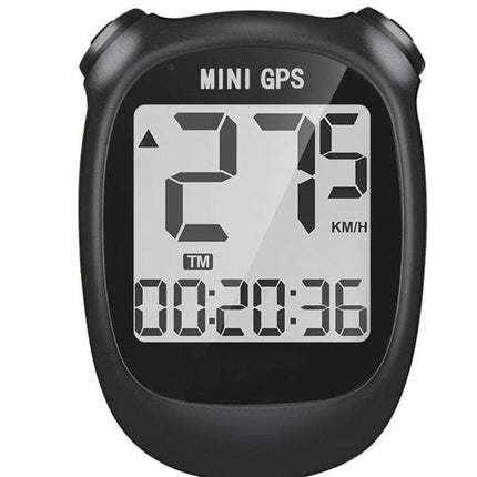 Fietscomputer IPX6 - USB oplaadbaar - Fietscomputer 1.6 inch mono LCD - Zwart