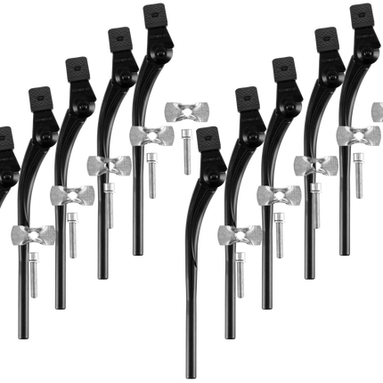 Fietsstandaard 24-28 Inch | Aluminium Enkel Standaard Zwart | Verstelbare  Fietsstandaard Voor 24-26-28 Inch Fietsen | Duurzaam en Stabiel