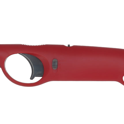 Elektrische gas aansteker | set van 2 in rood | 25.5cm lengte | navulbare gasaansteker voor bbq & kamperen -  incl. navulling 